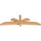 Ekena Millwork Davenport Timber Gable Bracket, Western Red Cedar, 96"W x 32"H x 5 1/2"D x 5 1/2"F, 8/12 Pitch GBW096X32X0606DAV00SWR - alternate 3